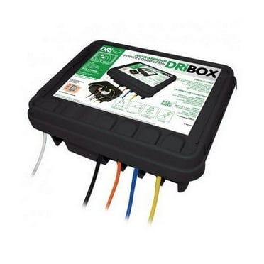 Weatherproof Indoor and Outdoor Electrical Power Cord Connection Enclosure Box SockitboX Small Black SYNCHKG038726 Weatherproof Indoor and Outdoor Electrical Power Cord Connection Enclosure Box SockitboX Small Black SYNCHKG038726